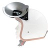 Hot Rides Universal Motorcycle Helmet Lens Visor Wind Shield (Bubble/Chrome)