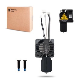 TEWIRROW Upgraded Bamboo LAB Original Hotend Complete Kit with Fan for Bambu Lab X1, X1C, X1 Carbon 3D Printer Full Assembly Extruder Hot End Kit Set (0.6mm)