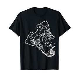 Funny Dog Schnauzer T-Shirt for Men Women Girls Kids