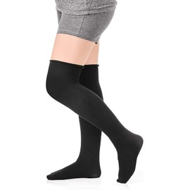 ReadyWrap Fusion Compression Liner Socks, Black LE-AD, Pair (Long, Large)