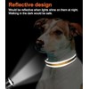 Joytale Nylon Dog Collar Reflective with Soft Neoprene Padded for