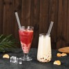 ALINK Glass Boba Straws, 14 mm x 9 inch Reusable