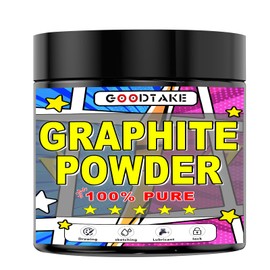 GOODTAKE Pure Graphite Powder, 16 Ounces Ultra-Fine Powder Graphite's, Dry Powdered Graphite's Lubricant, Powdered Graphite for Drawing, Sketching, Pencils, Locks, Bearings