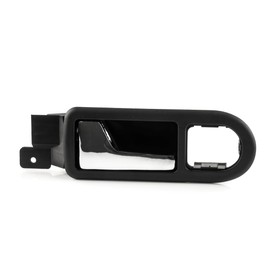 LST Türöffner Türgriff innen Türbetätigung vorne links chromfarben schwarz kompatibel mit VW Bora Golf 1J IV Passat 3B