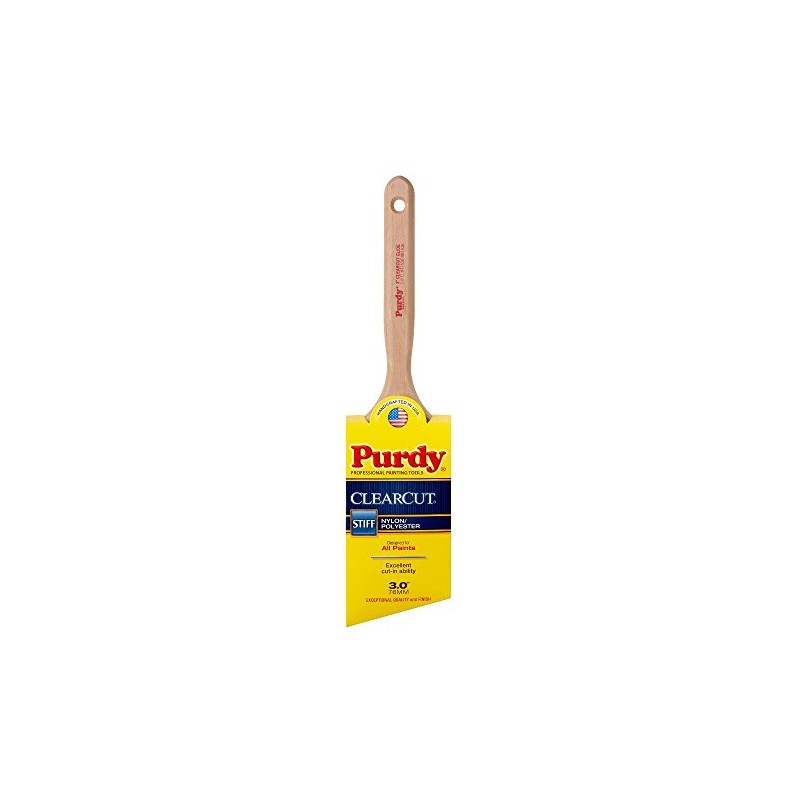 Purdy 144152130 Clearcut Series Glide Angular Trim Paint Brush, 3