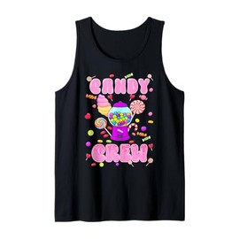 Candy Crew Candy Land Decorations Sweetie Candy Squad Kids Tank Top