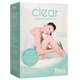 Aclarante de Vello y Piel Clear Wött - Decolorante crema activadora 20 volumenes