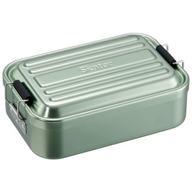 Skater AFT8B-A Fluffy Aluminum Lunch Box, 28.9 fl oz (850 ml), Large Capacity, Men's, Mineral Tone, Green