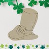 Wooden Craft Cutouts St. Patrick's Day Tall Leprechaun Hat, Stovepipe