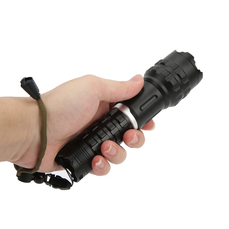 XHP90 Strong Light Flashlight with USB Cable IPX4 Waterproof 2300LM