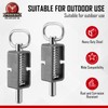 SPARKWHIZ Weld-On 5/8" Spring Latch Assembly with Plain Tube, Trailer