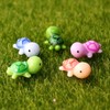 ERINGOGO 25pcs Small Turtle Miniature Turtle Resin Animal Bulk Minifigure