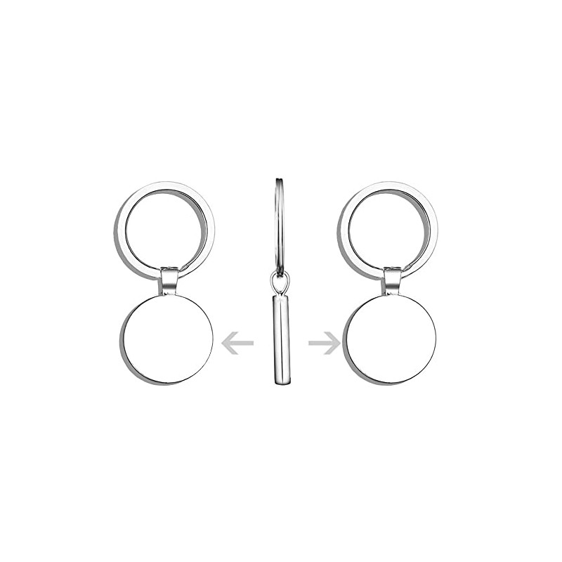 BKR Graphics BBC Metal Double Sided Key Chain Keychain