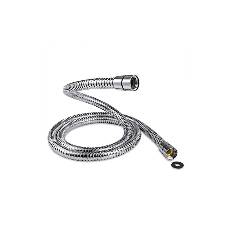 Shower Hose 2m - SAMODRA 10mm Large Bore Stainless Steel