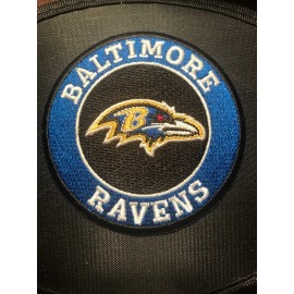 Baltimore Ravens Vintage Rare Embroidered Iron On Patch  3” X 3”