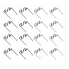 Carrfan Universal 100pcs/set Pre-Cut 0.6mm-0.8mm Hot Wave Flat Staple Plastic