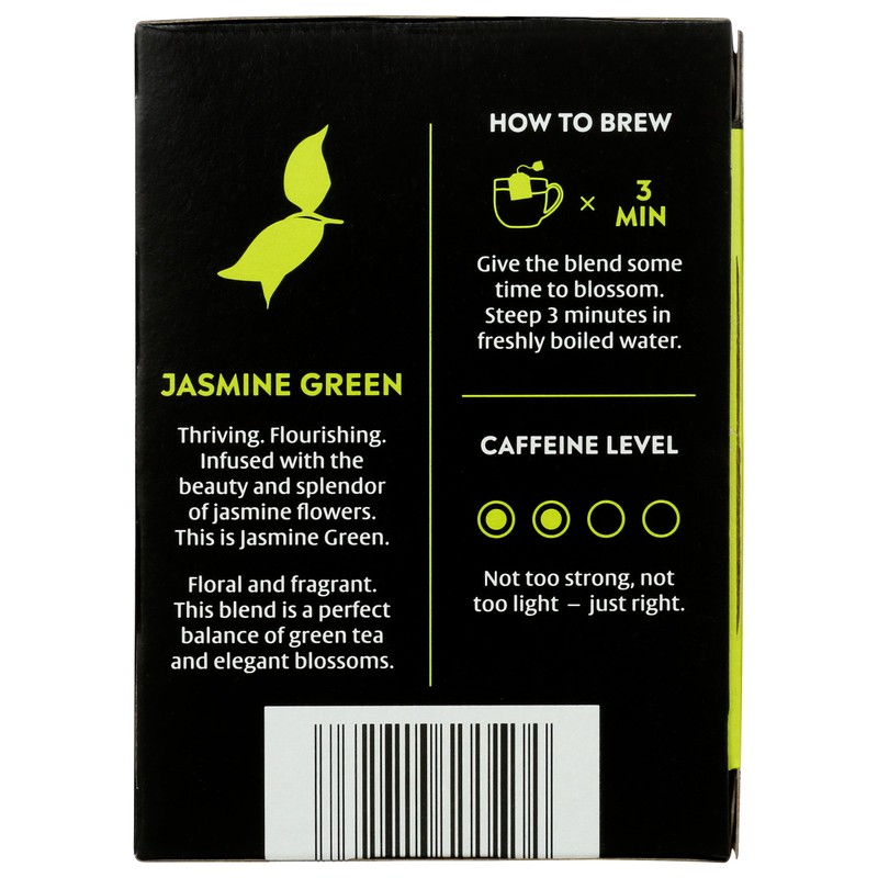Choice Organic Teas Green Tea, 16 Tea Bags, Jasmine Green