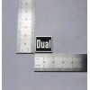 Dual Turntable Badge Logo Emblem For Dust Cover or Plinth