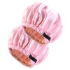 CHKYWAIY 2PCS Silk Bonnet for Sleeping Satin Hair Bonnet Double