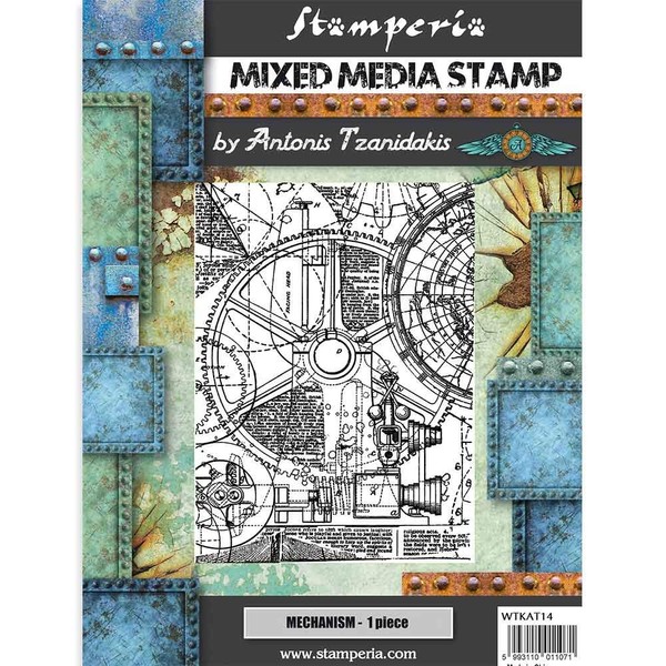 STAMPERIA INTERNATIONAL KFT WTKAT14 Stamperia Stamp Sir Vagabond Mechanism Rubber