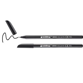 Edding – Blister Pack with 2 Markers, Black