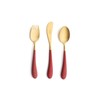 Cutipol Ellis Kids Red Gold 3-Piece Dinner Set / 큐티폴 엘리스 키즈 레드골드 디너 3종 세트