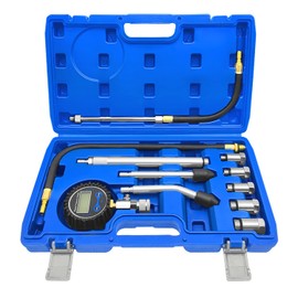 ZKTOOL LCD Digital Compression Tester Automotive,Digital Compression Gauge 250 PSI,Automotive Engine Compression Tester Adapter Kit,Engine Cylinder Compression Tester Kit