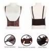 Corset Colombiana Gótico Cinturilla Faja Corsette Cuero Pu