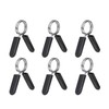 PAMASE 6 Pack 1 inch (25 mm) Barbell Clip Clamps-Dumbbell