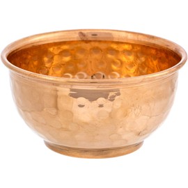 AUNERCART Pure Copper Hammered Offering Bowl For Altar Use Meditation Yoga Burning Incense Rituals Incense Smudging Decoration