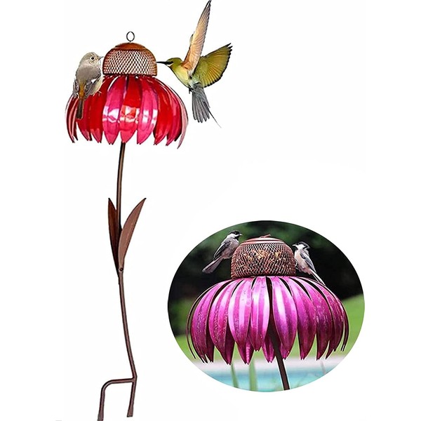 YUMILI Garden Bird Feeder, Bird Feeder Made of ABS and