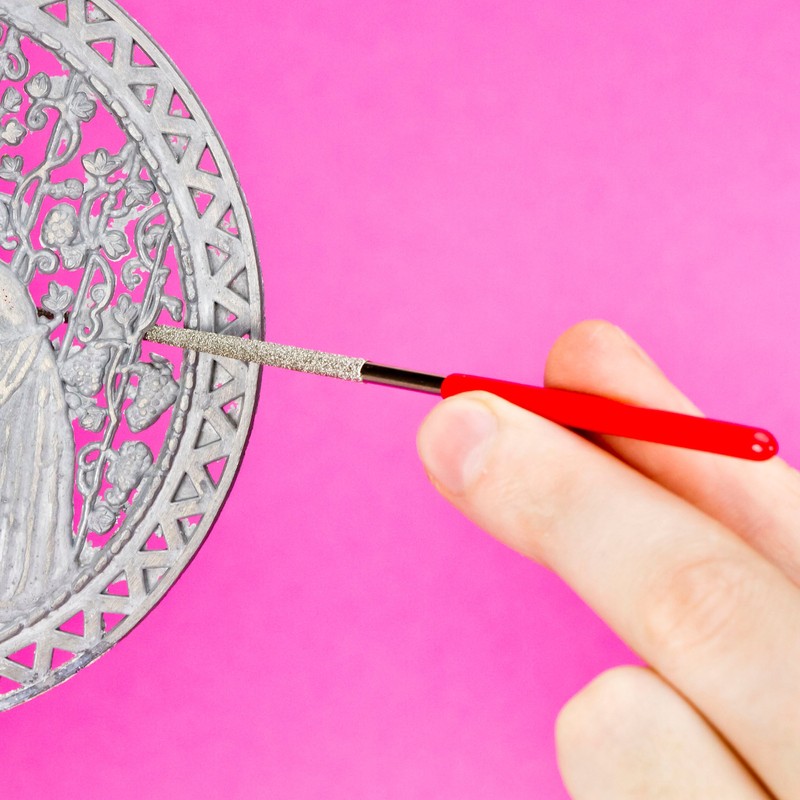 Modelcraft Diamond Needle File,Silver