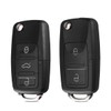 2 Button Car Remote Control Flip Folding Key Fob Shell