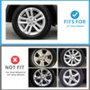 AutoBeeDen 4-Pack Wheel Skins Compatible with Ford Explorer 2011-2017, 18