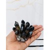 Smoky Quartz Crystal Cluster, Smoky Quartz Crystal geode, raw Gemstone,Quartz