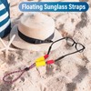 Dhoptical 2 Pack Eyeglasses Floating Strap Sunglass Retainer for Swimming,