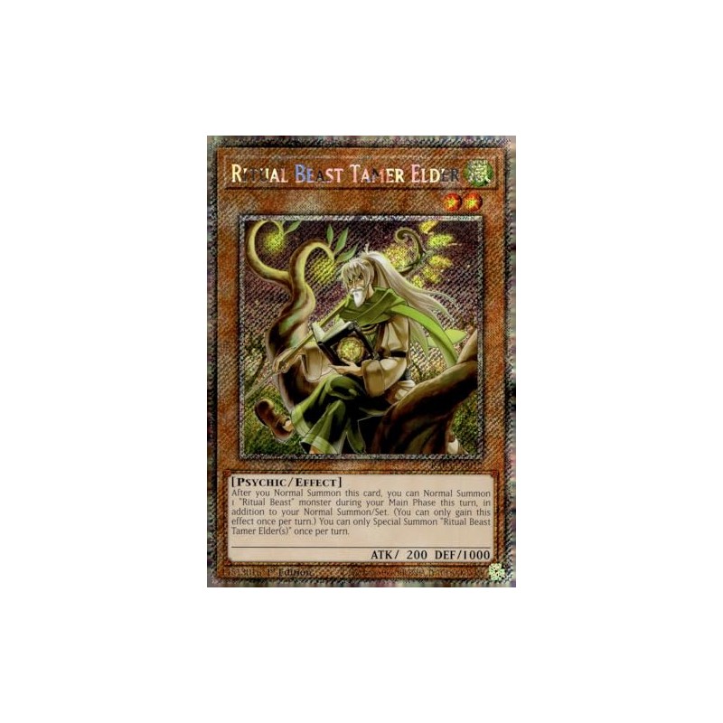 Ritual Beast Tamer Elder (Platinum Secret Rare) - RA03-EN012 -
