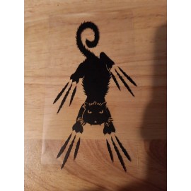 Unbranded Cat Scratch Decal