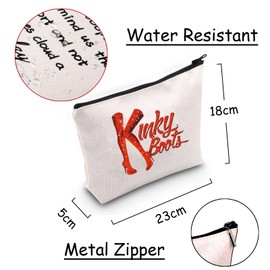 Musical Inspired Cosmetic Bag Kinky Boots Musical Makeup Bag Broadway Lover Gift Musical Theatre Gift