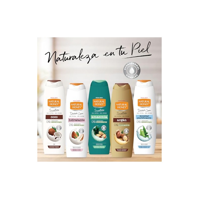 NATURAL HONEY GEL DE BAÑO ELIXIR DE ARGAN 650ML +