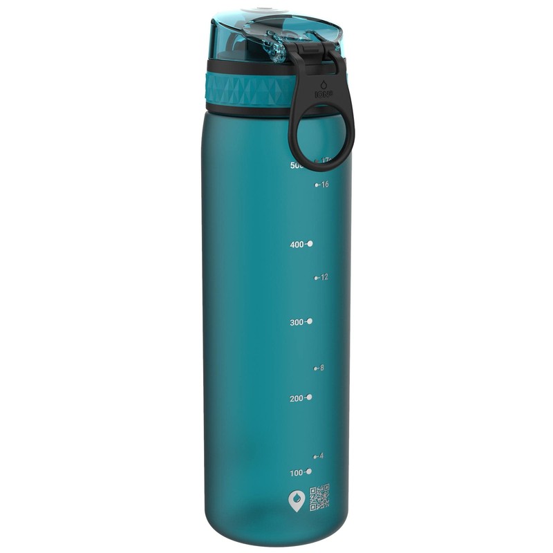 Ion8 Leak Proof Slim Water Bottle, BPA , 600ml, Aqua