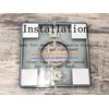 Tsnamay 2 Pcs Wall Split Flange, ABS Square Self-Adhesive Escutcheon