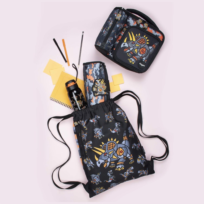 Fringoo - Large Capacity Kids Square Lunch Bag | Small