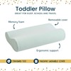Tiny Twinkle Toddler Pillow with Fitted Pillowcase | Ergonomic Shape