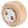 Music Box Round Base Wooden Rotation Stand Musical Case Exquisite
