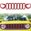 Yoursme Front Grille Inserts & Front Light Headlight Cover Angry