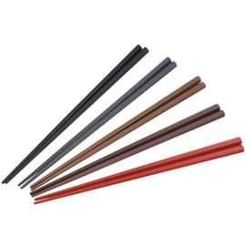 Ishida Dishwasher Safe Hexagonal Chopsticks 9.1 inches (23 cm), Set of 5 Pairs