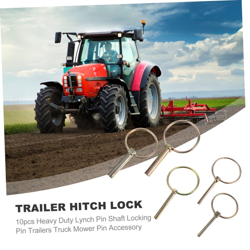 Abaodam 15pcs Heavy Duty Mower Pin Resistant Locking for Farm