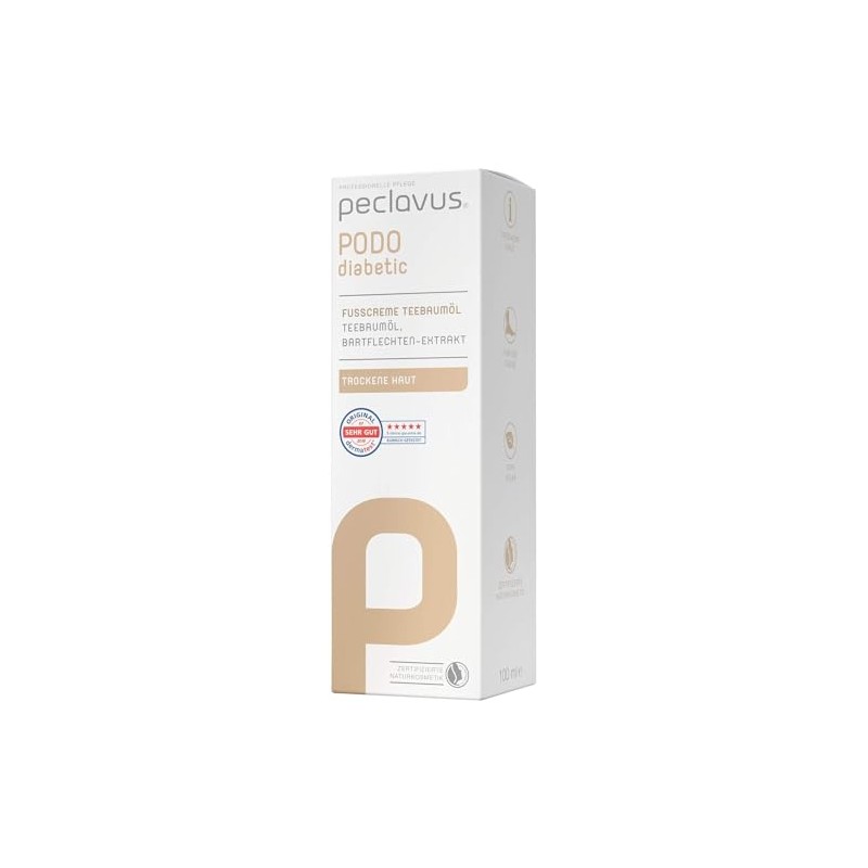 peclavus Pododiabetic Foot Cream Tea Tree Oil 50 ml
