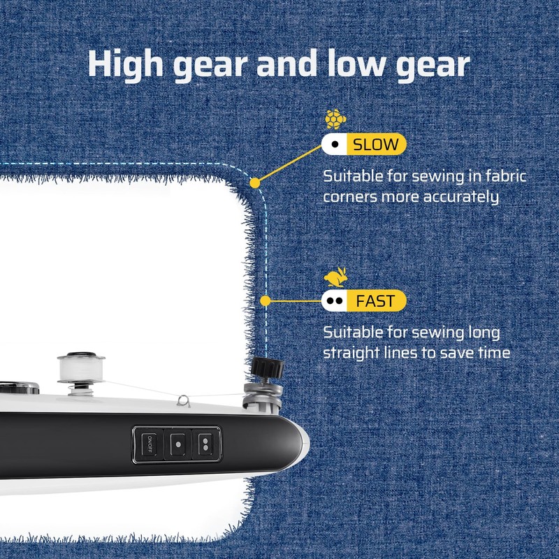 Handheld Sewing Machine, Dual Speed Hand Held Sewing Machine, Sewing